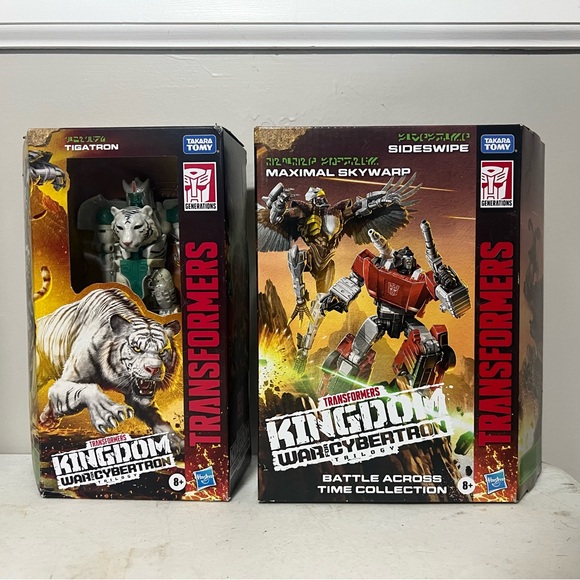Transformers War For Cybertron: Kingdom Maximal Skywarp &
Sideswipe / tigatron - Picture 1 of 5